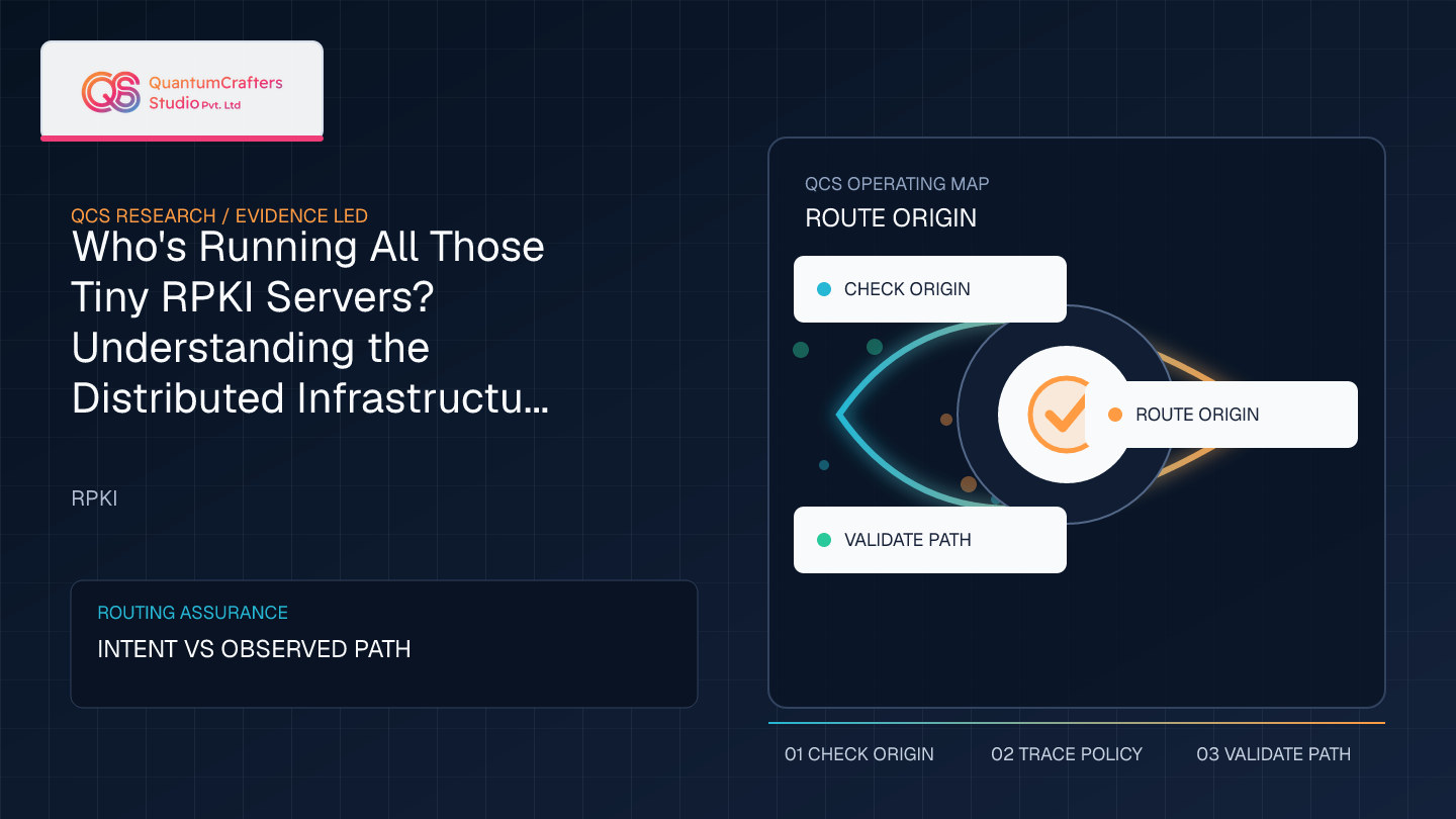 Diagram showing the distributed ecosystem of RPKI servers with large RIR nodes and many smaller independent servers supporting BGP route validation